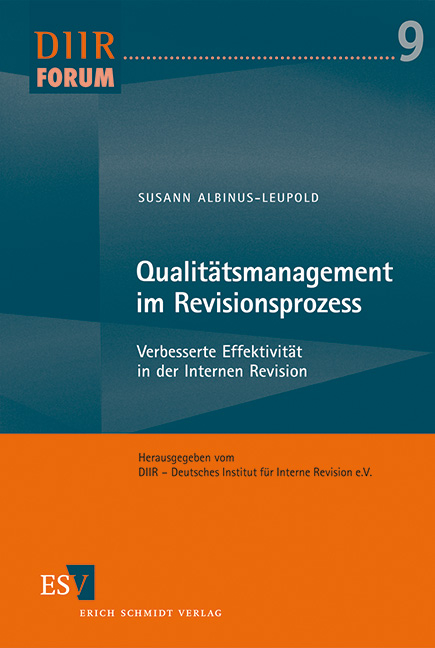 Qualitätsmanagement im Revisionsprozess - Susann Albinus-Leupold