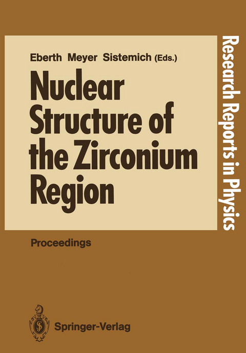 Nuclear Structure of the Zirconium Region - 