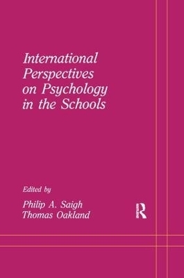 International Perspectives on Psychology in the Schools - 