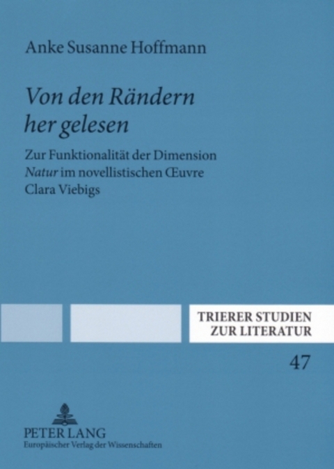 «Von den Rändern her gelesen» - Anke Susanne Hoffmann