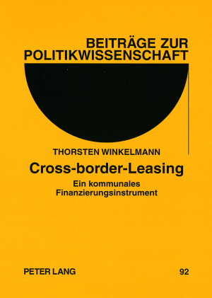 Cross-border-Leasing - Thorsten Winkelmann