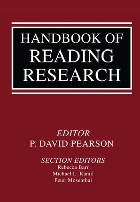 Handbook of Reading Research - 