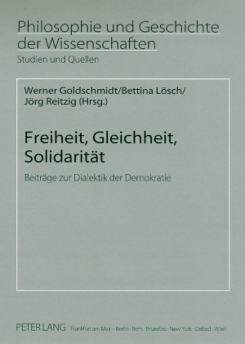 Freiheit, Gleichheit, Solidarität - 