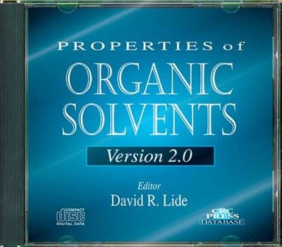 Properties of Organic Solvents - David R. Lide