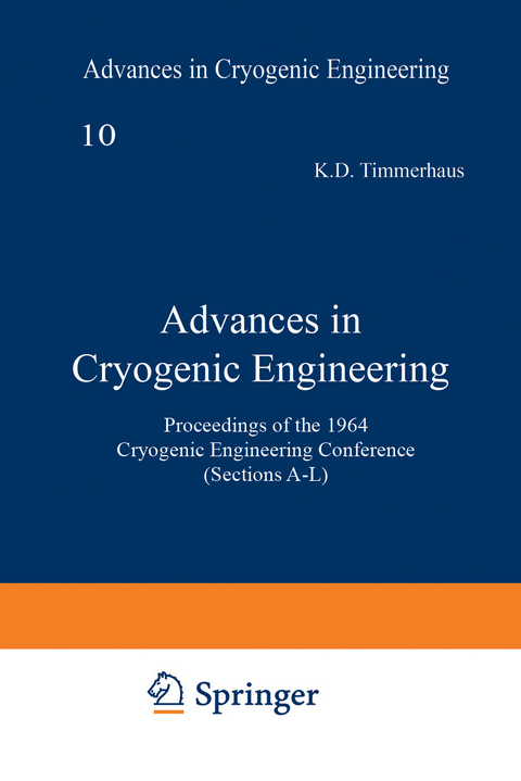 Advances in Cryogenic Engineering - K. D. Timmerhaus