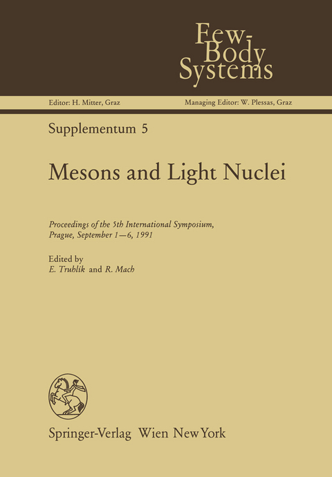 Mesons and Light Nuclei - 
