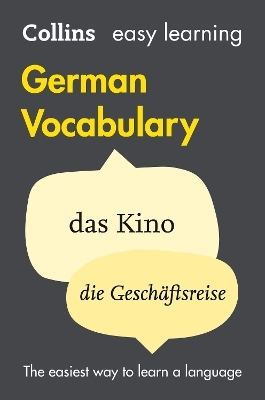 Easy Learning German Vocabulary -  Collins Dictionaries