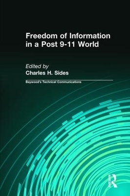 Freedom of Information in a Post 9-11 World - Charles Sides