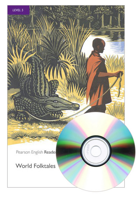 Level 5: World Folk Tales Book and MP3 Pack - Kathy Burke