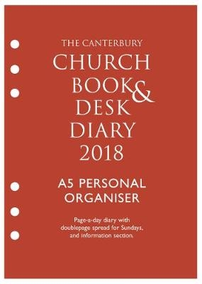 The Canterbury Church Book & Desk Diary 2018 A5 Personal Organiser Edition