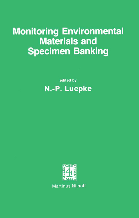 Monitoring Environmental Materials and Specimen Banking - 