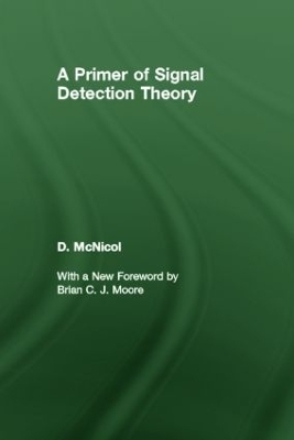 A Primer of Signal Detection Theory - Don McNicol