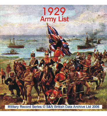 Army List 1929