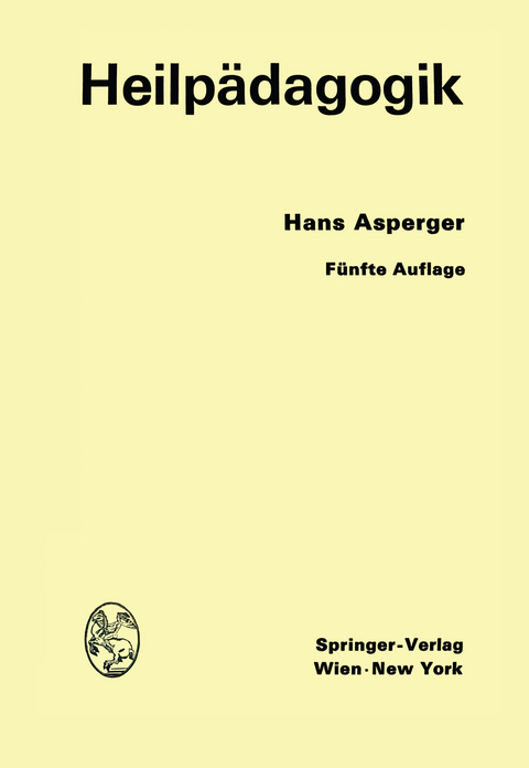 Heilpädagogik - Hans Asperger