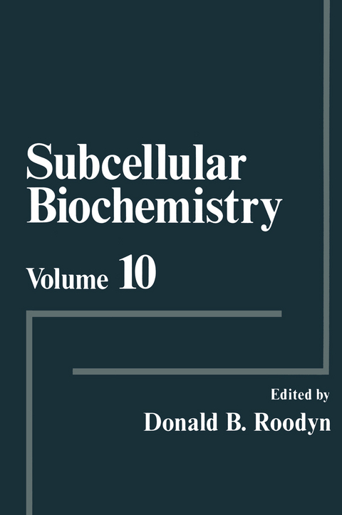 Subcellular Biochemistry - Donald B. Roodyn