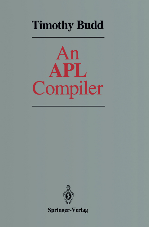 An APL Compiler - Timothy Budd