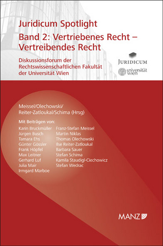Vertriebenes Recht - Vertreibendes Recht - Franz-Stefan Meissel; Thomas Olechowski; Ilse Reiter-Zatloukal; Stefan Schima