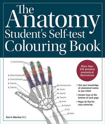 The Anatomy Student's Self-Test Colouring Book - Kurt H. Albertine