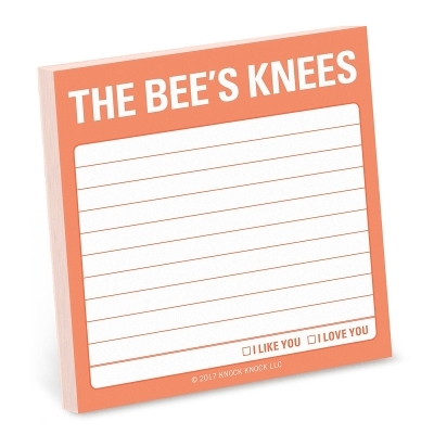 Knock Knock The Bee`s Knees Sticky Note - 