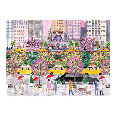 Michael Storrings Spring on Park Avenue 1000 Piece Puzzle - 