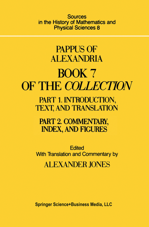 Pappus of Alexandria Book 7 of the Collection - 