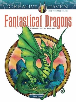 Creative Haven Fantastical Dragons Coloring Book - Aaron Pocock