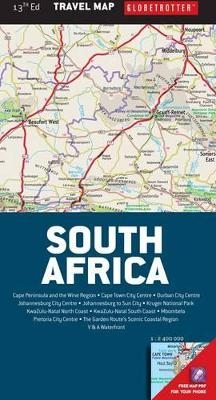 Globetrotter travel map South Africa