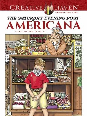 Creative Haven the Saturday Evening Post Americana Coloring Book - Marty Noble