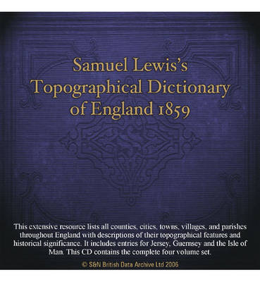 Samuel Lewis's Topographical Dictionary of England 1859