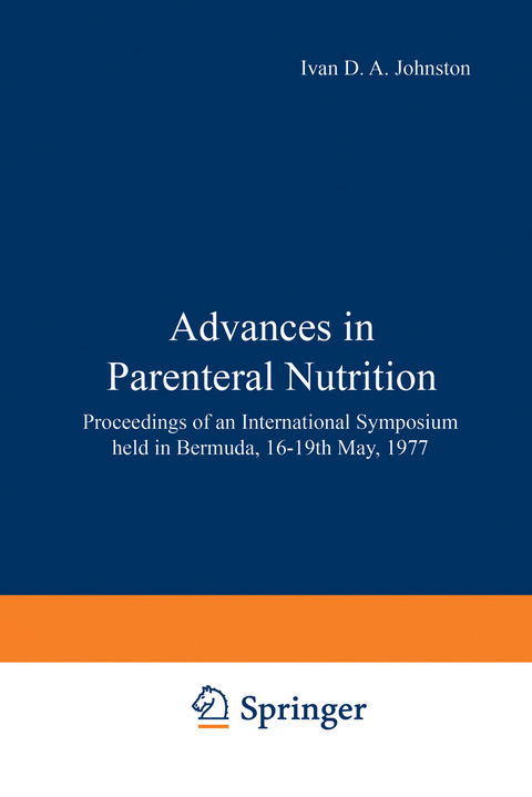 Advances in Parenteral Nutrition - 