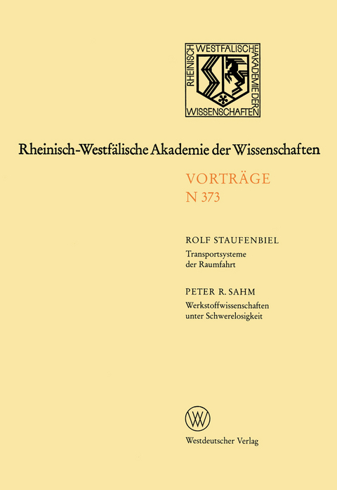 Rheinisch-Westfälische Akademie der Wissenschaften - Rolf Staufenbiel