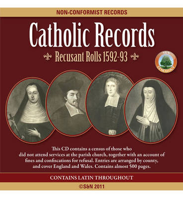 Catholic Records: Recusant Rolls 1592-93