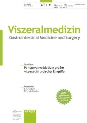 Perioperative Medizin grosser viszeralchirurgischer Eingriffe - 