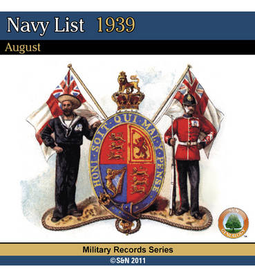 Navy List 1939 - August