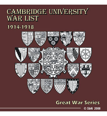 Cambridge University War List, 1914-1918
