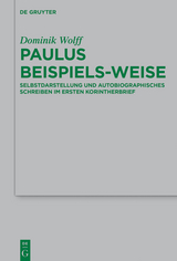 Paulus beispiels-weise - Dominik Wolff