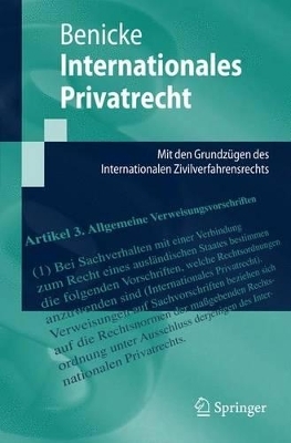 Internationales Privatrecht - Christoph Benicke