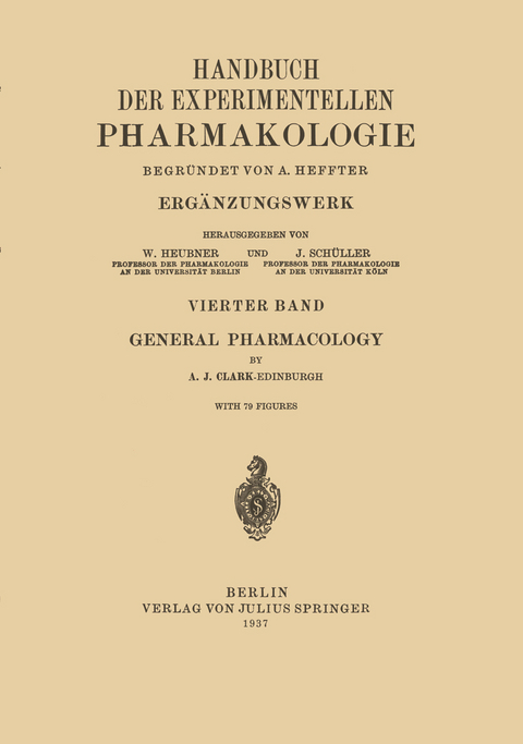 General Pharmacology - A.J. Clark