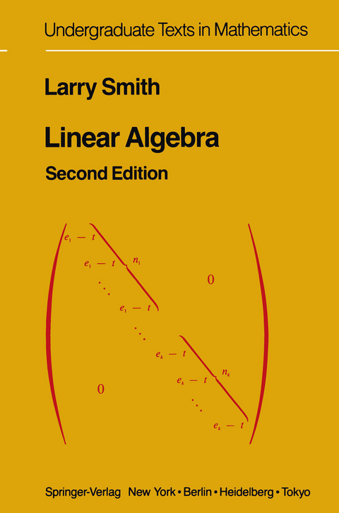 Linear Algebra - Larry Smith