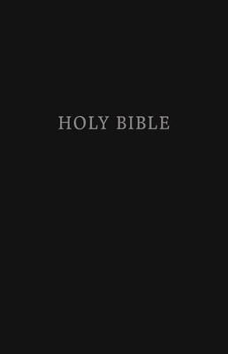 KJV, Pew Bible, Large Print, Hardcover, Black, Red Letter, Comfort Print - Thomas Nelson