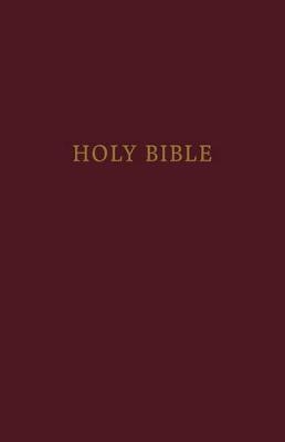 KJV, Pew Bible, Large Print, Hardcover, Burgundy, Red Letter, Comfort Print - Thomas Nelson