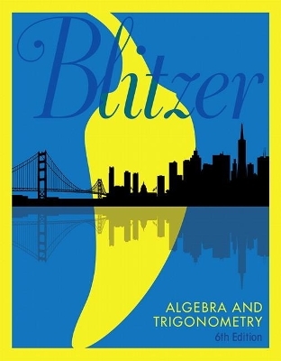 Algebra and Trigonometry - Robert Blitzer