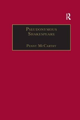 Pseudonymous Shakespeare - Penny McCarthy