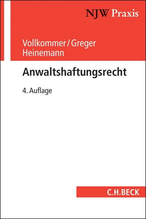 Anwaltshaftungsrecht - Max Vollkommer