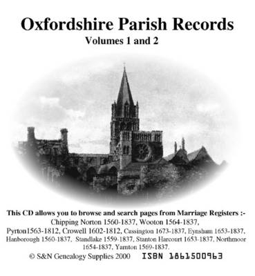 Oxfordshire Phillimore Parish Records (Marriages)