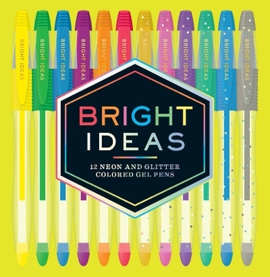 Bright Ideas: 12 Neon and Glitter Colored Gel Pens - 