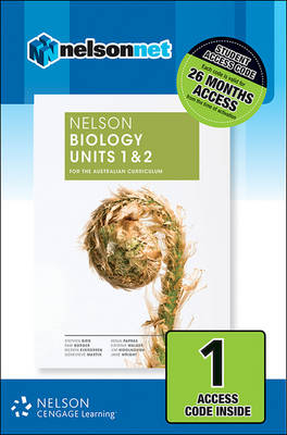 Nelson Biology Units 1 & 2 for the Australian Curriculum (1 Access Code  Card)