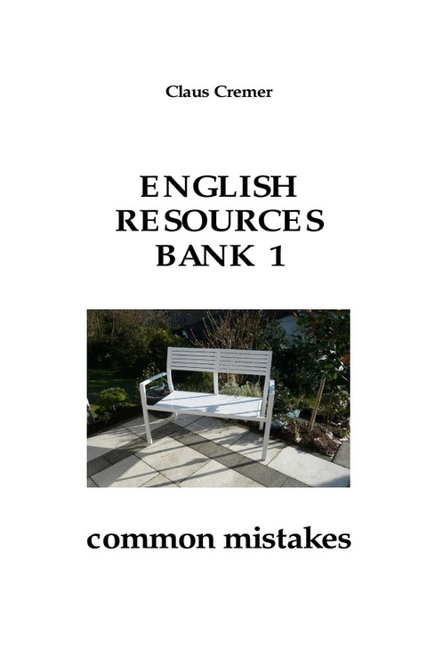 English Resources Bank 1 common_mistakes - Claus Cremer