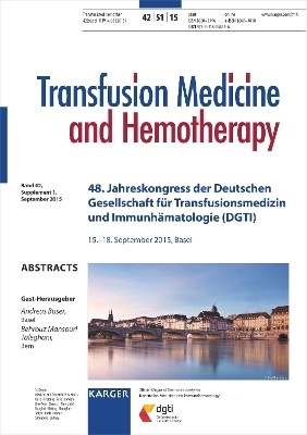 Deutsche Gesellschaft für Transfusionsmedizin und Immunhämatologie (DGTI) - 