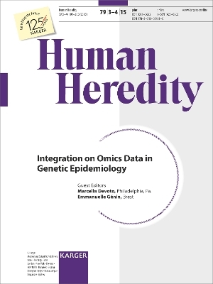 Integration of Omics Data in Genetic Epidemiology - 